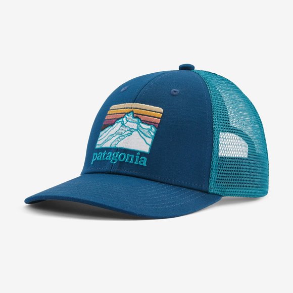 Patagonia Other - Patagonia Line Logo Ridge LoPro Trucker Hat Lagum Blue NWT